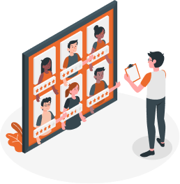 person review graphic